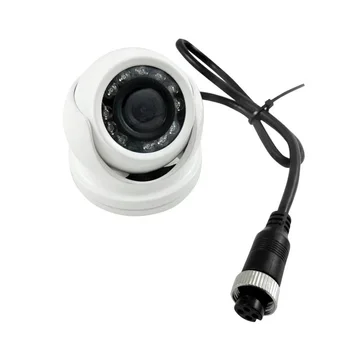 12V CCTV 720P 1080P AHD Fotoaparátu AV Avation Vonkajšie Čierne Mini Dome Analógový IR Cut Pre Auto, Autobus, Vozidlo Domov Dohľadu video kamera