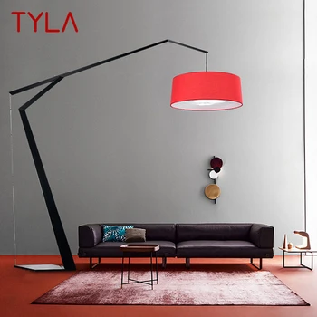 TYLA Nordic Rybárske Poschodí Lampa ModernFamily Obývacia Izba Vedľa Pohovky Tvorivé LED Dekoratívne Stáleho Svetla