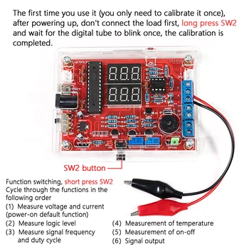 Miestny Digitálny DIY Meter, Takže Kit, Multi-funkčné Napätie Prúd Tester Detektor Spájkovanie Praxi Auta Generátora Signálu Modul