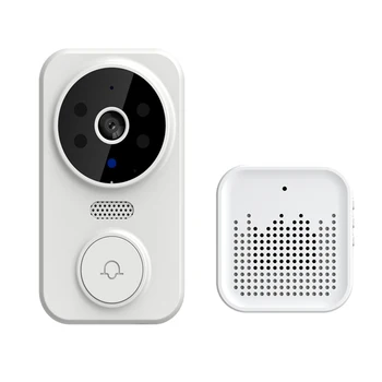 S3 Bezdrôtový Zvonček, Wifi, Smart Video Zvonček HD Kamerou na Nočné Videnie PIR detektor Pohybu, IR Alarm, Bezpečnostné Dvere, Zvonček pre Domáce