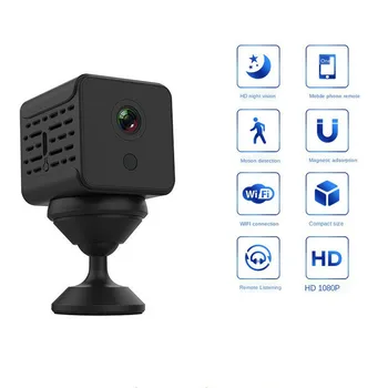 ANPWOO HD 1080P Fotoaparát, WiFi Bezdrôtové Noc Home Security Mobile Detekcie Webcam Malá Kamera W17