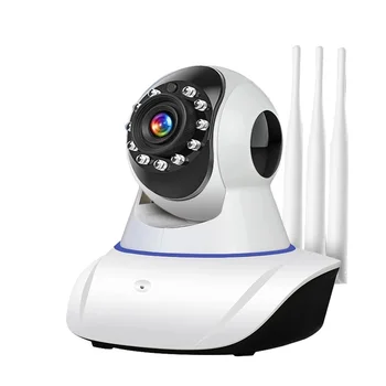 3 Antény 1080p Wifi Ip Kamera 360º Otáčania Smart Home Wifi Robot Ip Kamera 3 Antény Wifi Ip Kamera Noc Infračervené