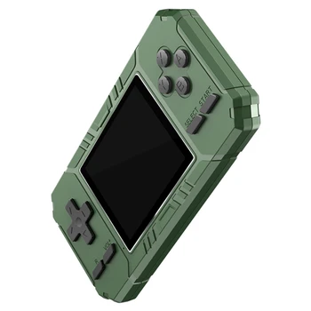 Retro Prenosný Mini Prenosné hracie Konzoly 8-Bitové 3.0 Palcový Farebný Displej LCD Hra, Prehrávač, Vstavaný 500 Hry-Zelená