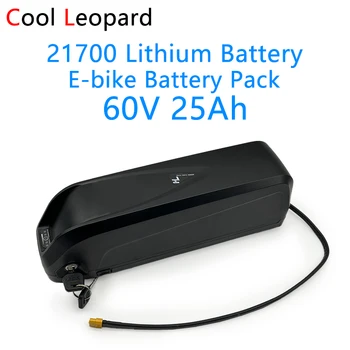 Nové Hailong E-bike Batérie 3000W Silný Elektrický Bicykel Lítiové Batérie, 60V 25Ah Hailong 21700 Buniek Pack USB Port+XT60