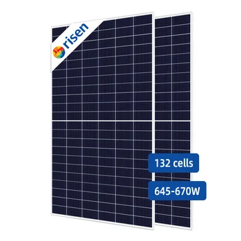 Európa hot predaj bifacial dvojité sklo 550W Vzrástla 110 bunky solárnych a fotovoltaických panelov
