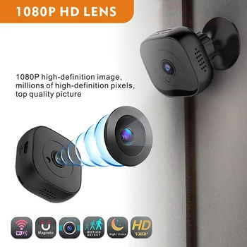 HD 1080P wifi mini kamera Infračervené Nočné Verzie Mikro Kamera Diaľkové Ovládanie, Pohybový Senzor Detekcie Cam Video rekordér H9 X10
