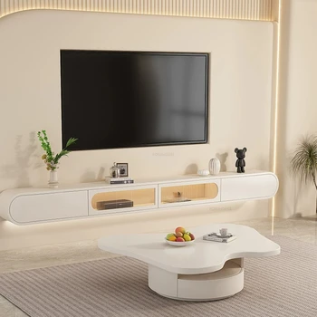 Francúzsky Zavesenie TV Stojí Moderný Nábytok do Obývacej Izby Domov na Stenu TV Kabinet Jednoduché Čaj Stôl Kombinácia, Skrinka na odkladanie vecí