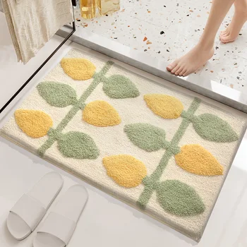 Nordic minimalistický rohožky, kúpeľňa rohožky, silné absorpčné kúpeľňa rohože koberec