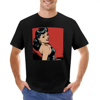 Retro Classic Hot Žena, T-Shirt, vznešené tričko Krátky rukáv ťažkej váhe, t košele pre mužov