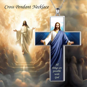 Štýlový mužov a žien krásny prívesok kríž náhrdelník výročie prázdninový darček