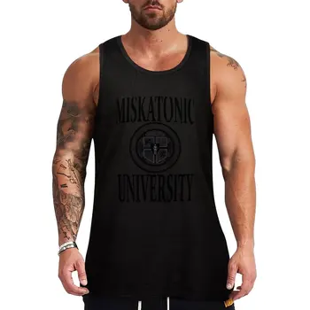 Nové Miskatonic Univerzita Logo Tank Top tričko telocvični bez rukávov letné oblečenie