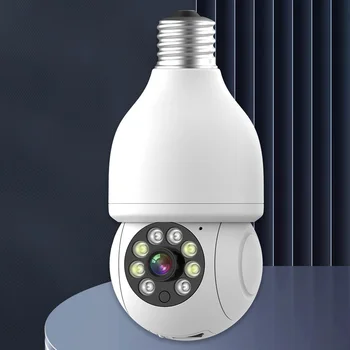 WIFI Dohľadu Fotoaparát 2MP Nočné Videnie 1080P Monitor Fotoaparátu obojsmerné Audio E27 Žiarovka Base APP Riadenie Okamžité Upozornenia