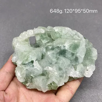 100% Prírodné zelené fluorite Minerálne vzor klastra Kamene a kryštály Liečivý kryštál doprava Zadarmo