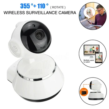 V380 Mini IP Kamera HD Auto Tracking Nočné Videnie Infračervené Baby Monitor Smart Home Dohľadu Kamery s WiFi
