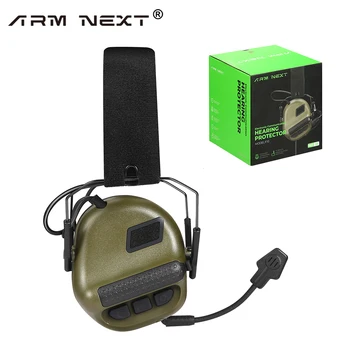 RAMENO VEDĽA Airsoft Taktické Slúchadlá Skladacia Earmuff Mikrofón Vojenské Slúchadlá Streľba Poľovníckych Ochranu Sluchu Slúchadlá