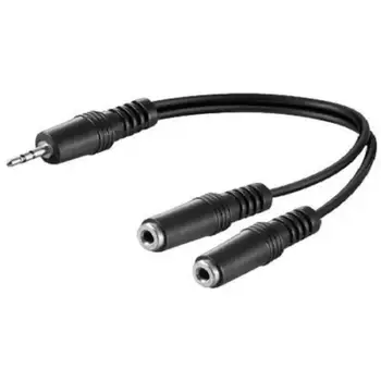 Y Rozdeľovací Kábel 3,5 Mm 1 Muž 2 Dual Samica Audio Kábel Pre Slúchadlá Slúchadlá Slúchadlá MP3, MP4 Stereo Plug Adaptér Jack