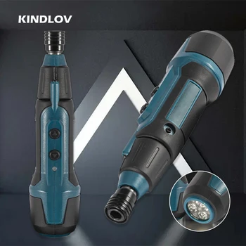 KINDLOV 3.6 V, Elektrický Skrutkovač S Osvetlením Mini Demontáž Vrtných Ovládač Lítiová Batéria skrutkovača Oprava Napájania Tool Kit
