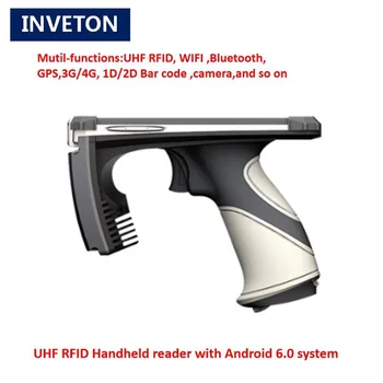 Robustný Dlhý Rad RFID Prenosné Čítačky UHF Android čiarový Kód PDA, Mobilný Telefón, pre Viac Epc Tagy