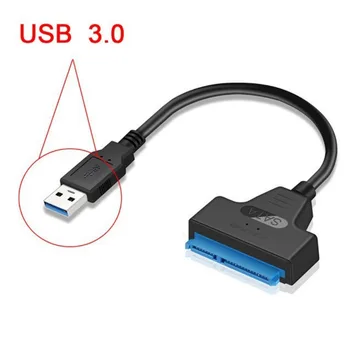 USB 2.0 3.0 SATA 3 Kábel Sata Do USB 3.0 Adapter Až 6 gb / S, Podpora 2,5 Palca Externé SSD HDD Pevný Disk 22 Pin Sata III Kábel