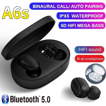 Pôvodné A6S TWS Bezdrôtový bluetooth headset 5.0 Slúchadlá Slúchadlá bluetooth sport in-ear Slúchadiel do uší Slúchadlá S Mikrofónom Pre Xiao