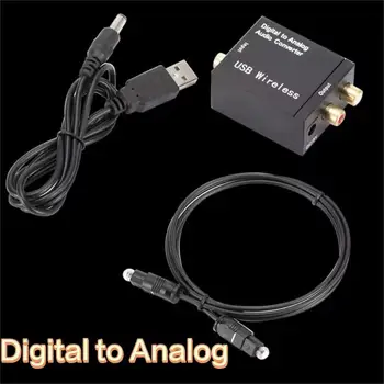Bluetooth-kompatibilného Digitálneho na Analógový Audio Prevodník Adaptér Zosilňovač Dekodér Optického Vlákna Koaxiálny Signál Analógový DAC Spdif