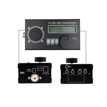 USDX QRP Krátkovlnné Rádio Vysielač SDR Prijímača 8 Pásmo SSB/CWQRP Vysielač 30W HF QRP SDR Prijímača NÁS Plug