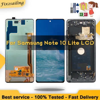 AMOLED Pre Samsung Galaxy Note 10 lite N770F/DS N770F/DSM LCD Displej Dotykový Digitalizátorom. Náhrada Za upozornenie 10 lite LCD N770F