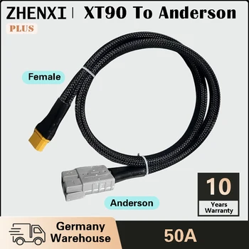 ZHENXI 100 CM 50A XT90 Na Anderson Konektory Pre LiFePo4 Nabíjanie Pre RV Invertor Prenosné Stanice Príslušenstvo Line