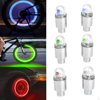 Požičovňa Cyklistické Kolies, Pneumatík Ventil je Pneumatika Žiarovka na Bicykli Blesk LED Lampa Firefly Efekt Pneumatiky Ventil Spp Svetlo Bycicle Príslušenstvo