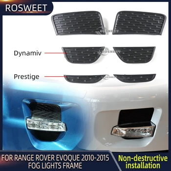 Pre Land Rover Range Rover Evoque L358 2010 2011 2012 2013 2014 2015 Auto Predný Nárazník Hmlové Svetlá Rám Mriežky Auto Príslušenstvo
