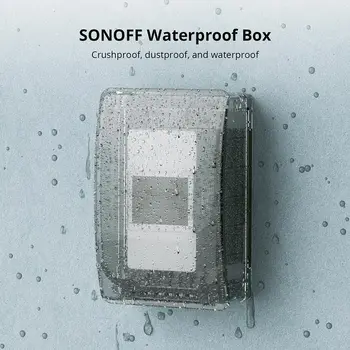 SONOFF Vodotesný Box R2 Vode odolný Shell Spojovacej skrinke Kompatibilný s BASIC/TH Elite/POW Elite/NSPanel Pro/M5/TX Série