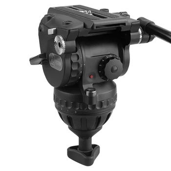 E-IMAGE GH15 100mm Misy Statív Hlava pre DSLR Fotoaparát, Video Kamery, Streľba Filmovanie max zaťaženie až do 18 kg