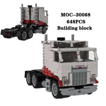 Stavebným MOC-30068 Inžinierstva Truck Vysokej obtiažnosti Montáž 648PCS Časť Modelu Dospelých a Detí, Narodeniny Hračka Darček